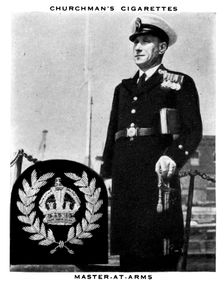 Master-At-Arms, 1937.Artist: WA & AC Churchman