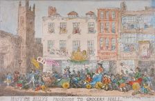 Master Billy's procession to Grocers Hall 1784. Artist: Anon