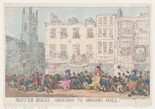 Master Billy's Procession to Grocers Hall, March 8, 1784., March 8, 1784. Creator: Thomas Rowlandson