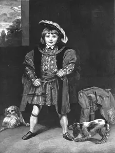 'Master Crewe as Henry VIII." after Sir Joshua Reynolds 1890. Creator: Unknown