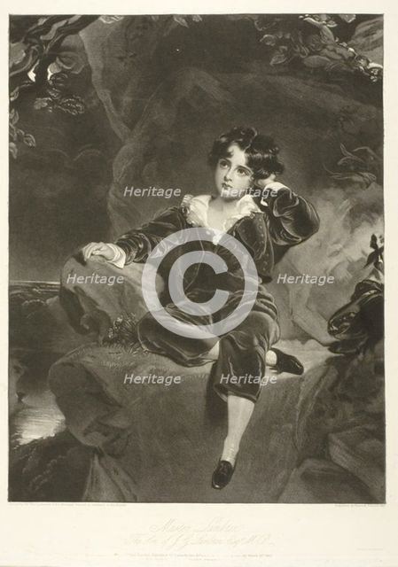 Master Lambton, published March 26, 1827. Creator: Samuel Cousins.