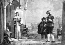 "Master Slender and Anne Page", by Sir Augustus W. Callcott, R.A.,...South Kensington Museum, 1864. Creator: W Thomas