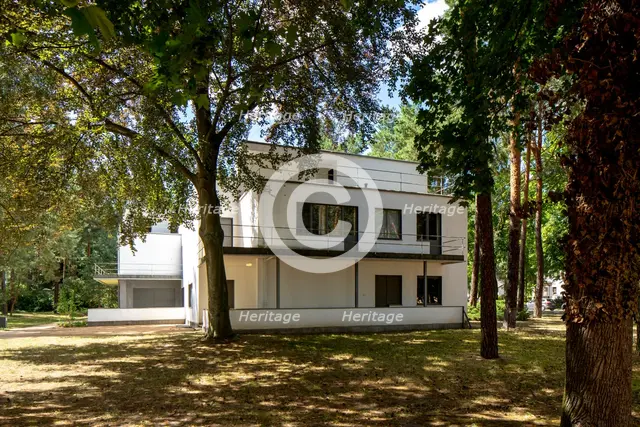 Masters' House. The Bauhaus building, Dessau, Germany, 2018.  Artist: Alan John Ainsworth.