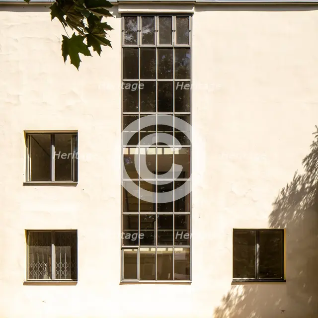 Masters' House. The Bauhaus building, Dessau, Germany, 2018.  Artist: Alan John Ainsworth.