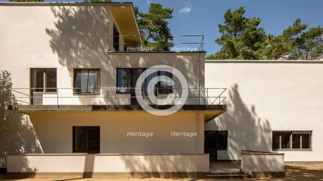 Masters' House. The Bauhaus building, Dessau, Germany, 2018.  Artist: Alan John Ainsworth.