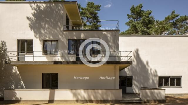 Masters' House. The Bauhaus building, Dessau, Germany, 2018.  Artist: Alan John Ainsworth.