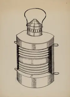 Masthead Light, c. 1936. Creator: Florence Huston