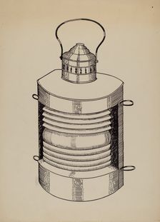 Masthead Light, c. 1936. Creator: Florence Huston