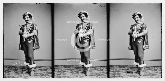 McCollough, John, actor, ca. 1860-1865. Creator: Unknown.