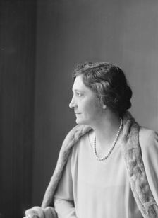 McCormick, Medill, Mrs., portrait photograph, 1927 Creator: Arnold Genthe