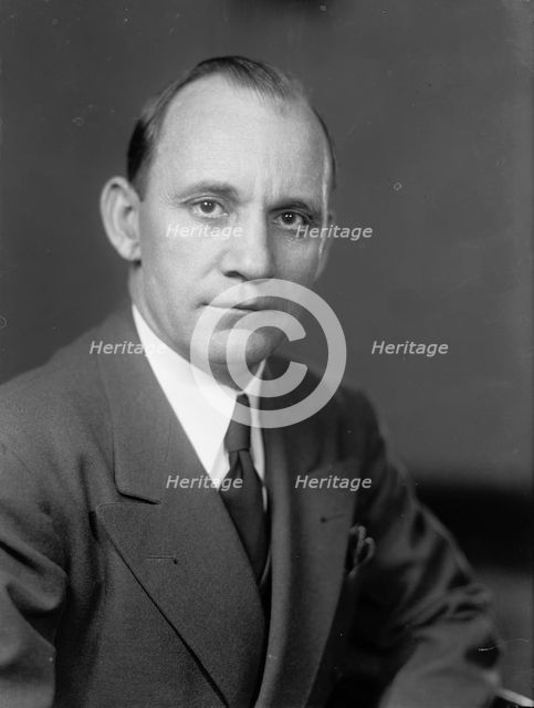 Mcclellan, John L. Senator - Portrait, 1943. Creator: Harris & Ewing.
