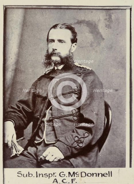 McDonnell, Sub-Inspector G, c.1860. Creator: Unknown.