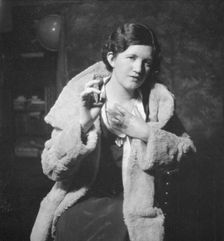 McGraw, Peggie, Miss, portrait photograph, between 1926 and 1932. Creator: Arnold Genthe