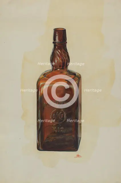 McHenry Bottle, c. 1938. Creator: Ralph Atkinson.