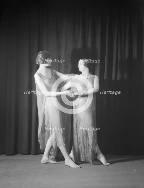 McKenzie, Margaret, Miss, and unidentified dancer, 1920 Feb. 19. Creator: Arnold Genthe.