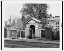McKean or Porcelain Gate, Harvard University, Mass., between 1900 and 1906. Creator: Unknown