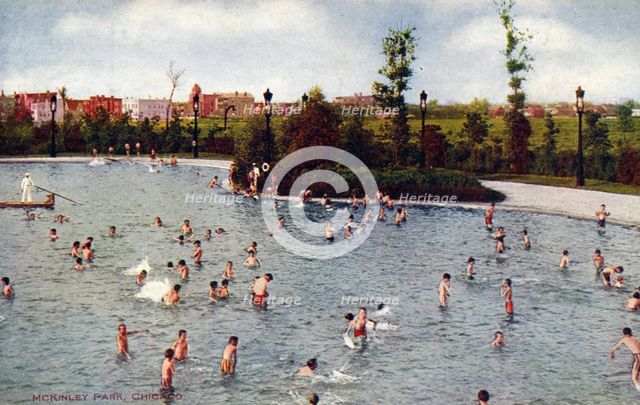 McKinley Park, Chicago, Illinois, USA, 1915. Artist: Unknown