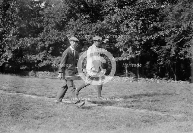 McLeod & Vardon - golf, between c1910 and c1915. Creator: Bain News Service.