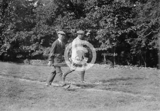 McLeod & Vardon - golf, between c1910 and c1915. Creator: Bain News Service.