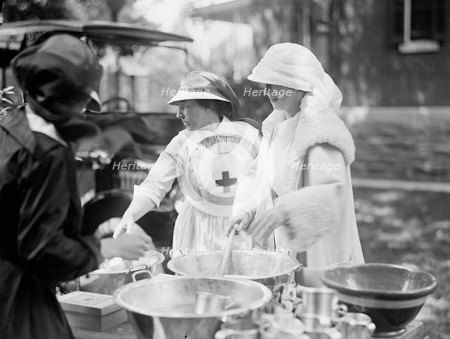 Mclean, Mrs. Edward Beale, Red Cross, Luncheon, 1917. Creator: Harris & Ewing.