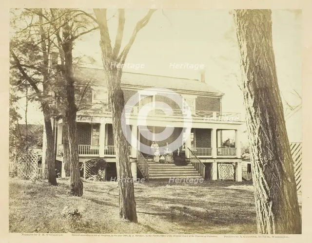 McLean's House, Appomattox Court-House, Virginia, April 1865. Creator: Alexander Gardner.