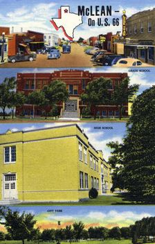 McLean, Texas, USA, 1945