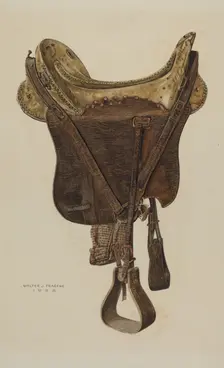 McLellan Saddle, 1938. Creator: Walter Praefke