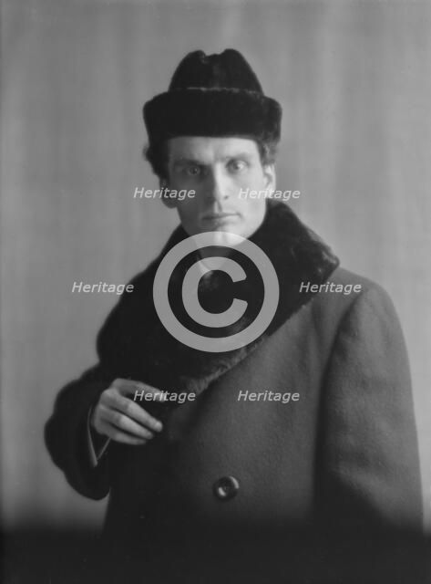 McMillan, Mr., portrait photograph, 1913. Creator: Arnold Genthe.