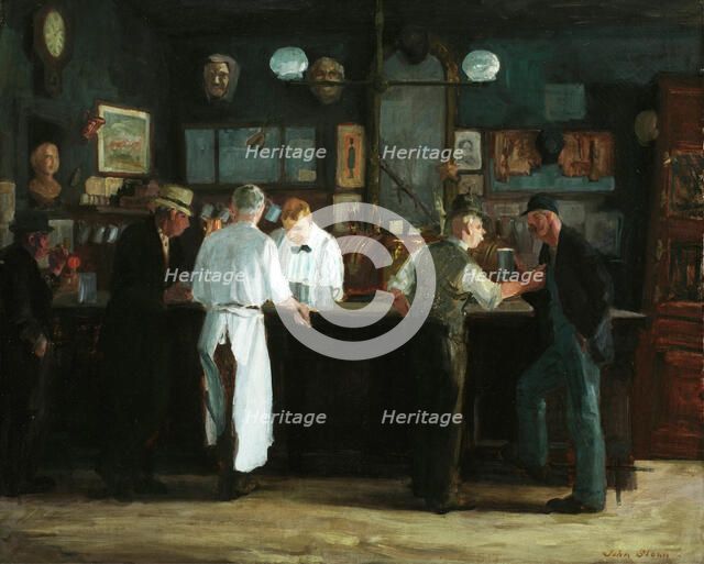 McSorley's Bar, 1912. Creator: John Sloan.