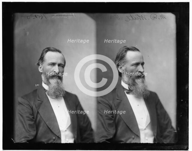 M.D. White of Indiana, 1865-1880. Creator: Unknown.