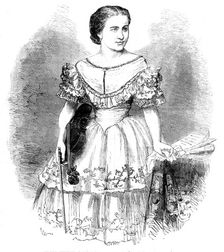 Mdlle. Humler, the Swedish Violinist, 1858. Creator: Unknown