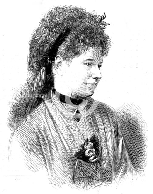 Mdlle. Ilma de Murska, 1873. Creator: Unknown.