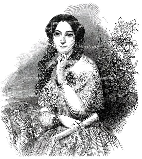Mdlle. Jetty Treffz, 1850. Creator: Unknown.