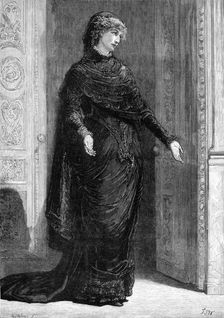 Mdlle. Sarah Bernhardt as Gilberte, in "Frou-Frou," at the Gaiety Theatre, 1880. Creator: William James Palmer