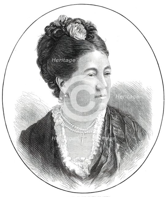 Mdlle. Titiens, of Her Majesty's Opera, 1876. Creator: Unknown.