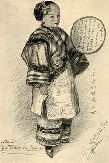 Me-J - daughter of a mandarin, Hankow, China, 1898. Creator: Christian Wilhelm Allers