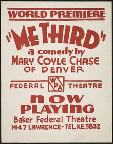 Me Third, Denver, 1936. Creator: Unknown