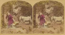 Met a Tartar (Papa's Dinner Gone.), 1876. Creator: L. Melander & Bro