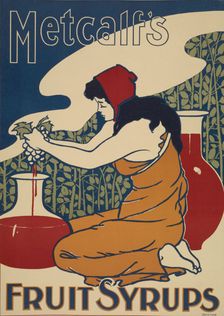 Metcalf's fruit syrups, c1895 - 1917. Creator: Unknown