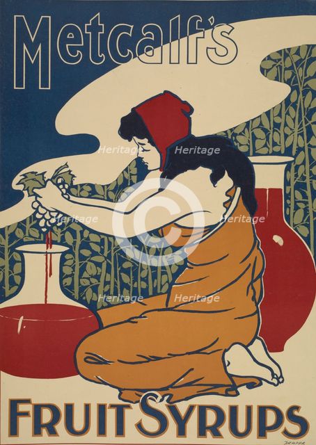 Metcalf's fruit syrups, c1895 - 1917. Creator: Unknown.