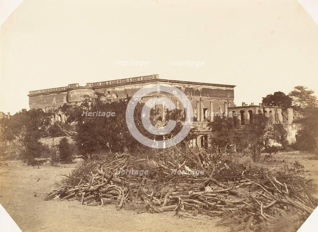 [Metcalfe House, Delhi], 1858-61. Creator: Jean Baptiste Oscar Mallitte.