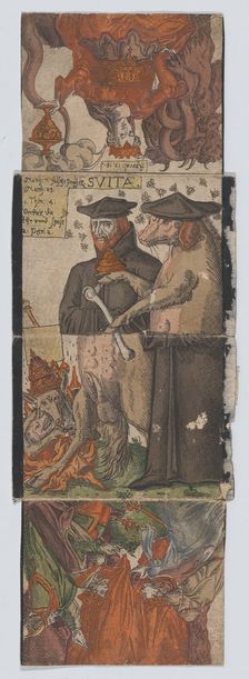 Metamorphic picture, 16th century., 16th century. Creator: Anon