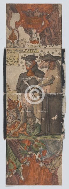 Metamorphic picture, 16th century., 16th century. Creator: Anon.