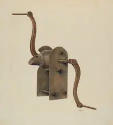 Metal Grits Grinder, c. 1939. Creator: Ray Price