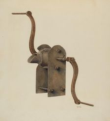 Metal Grits Grinder, c. 1939. Creator: Ray Price