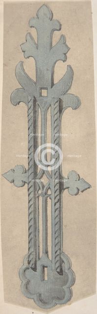 Metal Doorplate for Church, second half 19th century. Creator: Anon.
