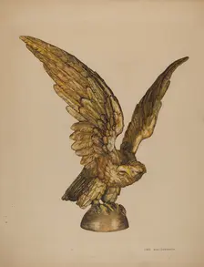 Metal Eagle, c. 1940. Creator: Doris Hollingsworth