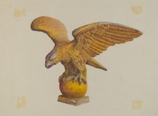 Metal Eagle, c. 1940. Creator: Zabelle Missirian
