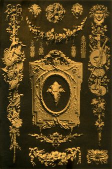 Metal fittings, France and Germany, 18th century, (1898). Creator: Unknown