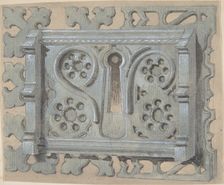 Metal Keyplate for Church, second half 19th century. Creator: Anon